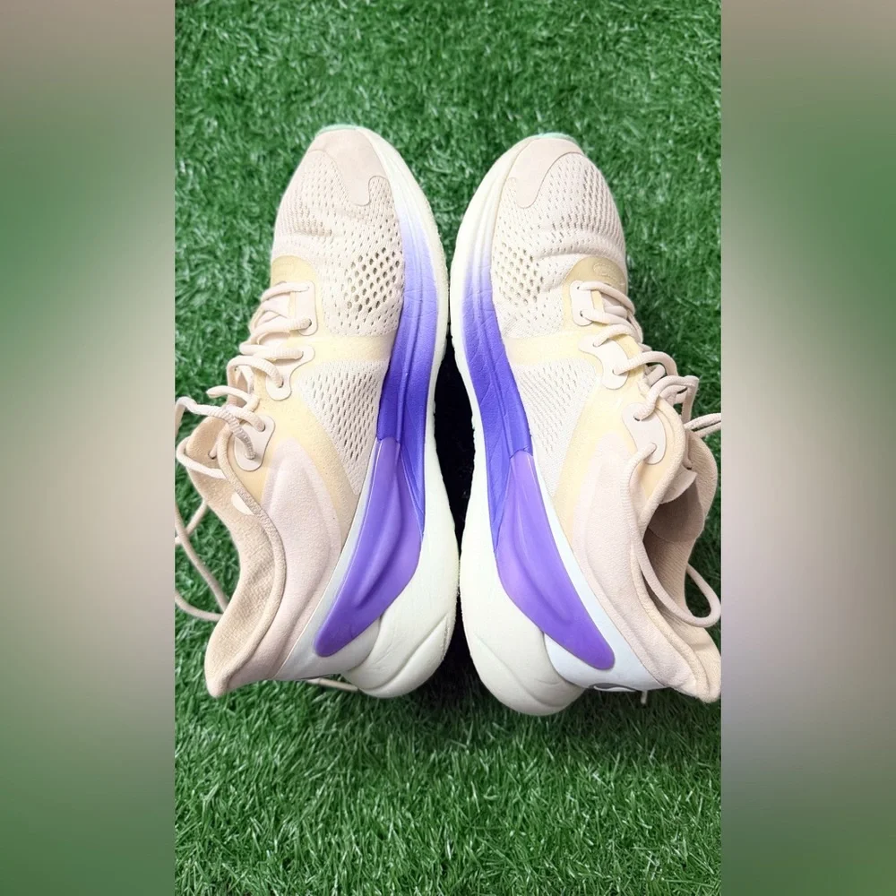 lululemon athletica Women's Cream and‎ Purple Athletic Shoes Size 7.5